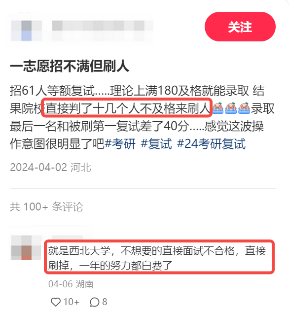 這些院校淘汰率最高82.8%！復(fù)試刷人超狠！